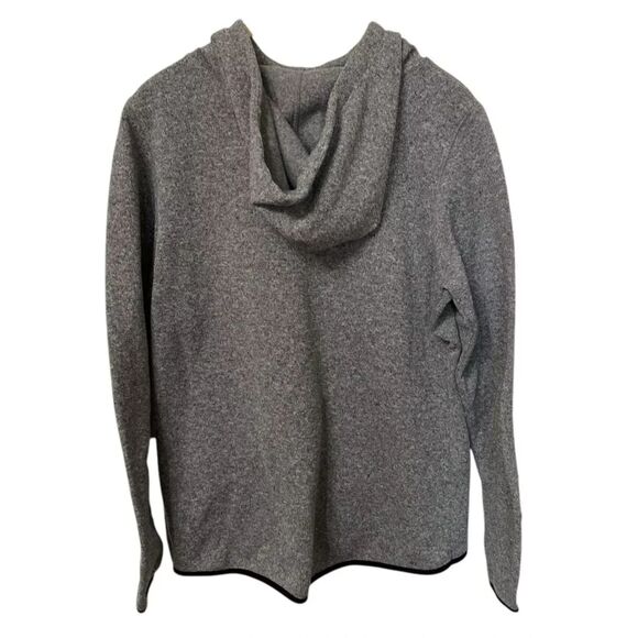 Danskin Now Women's Size XL-16/18 Sweatshirt Hooded Charcoal Grey/Black - Picture 5 of 11